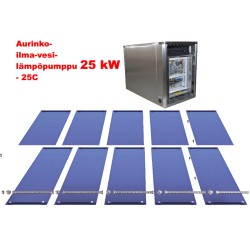 Aurinkoilmavesilämpöpumppu SolarSET 25kW